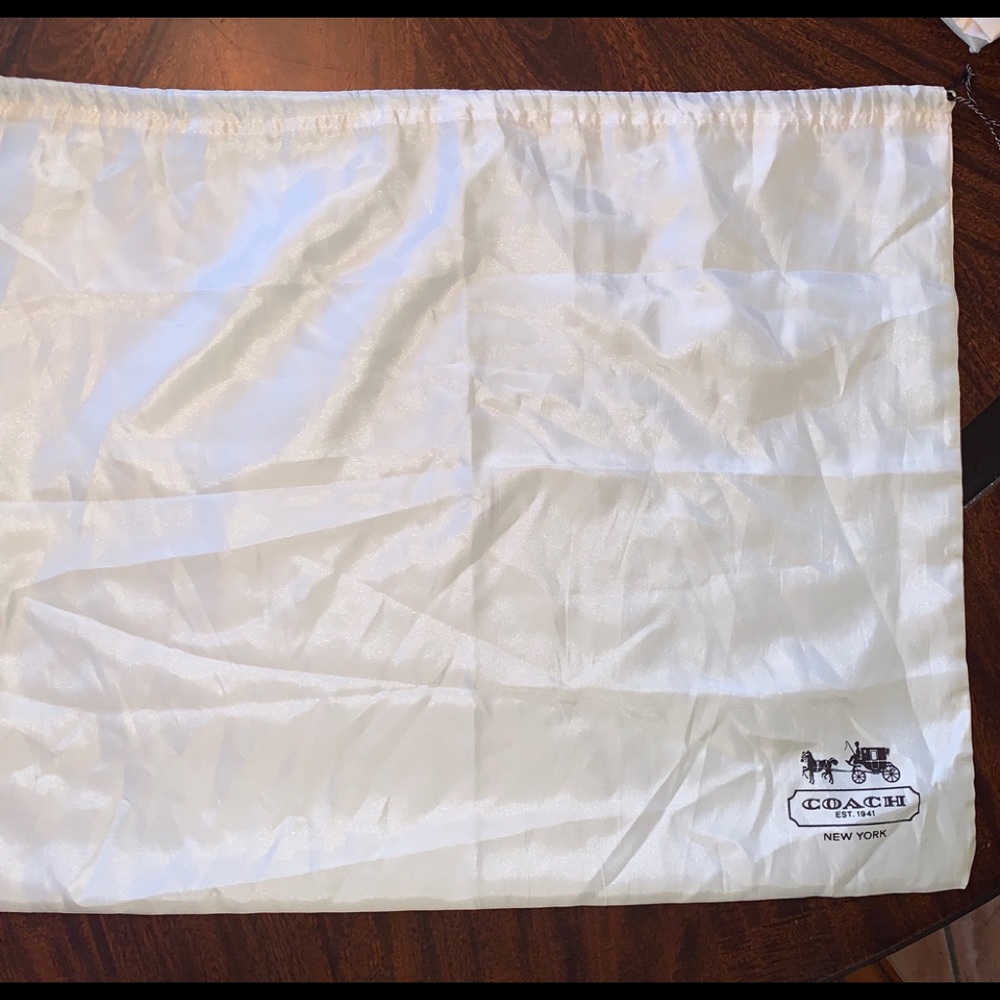 Coach dust bag, never used.